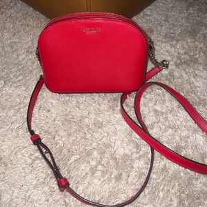 Kate Spade Small crossbody - like new, cherry red